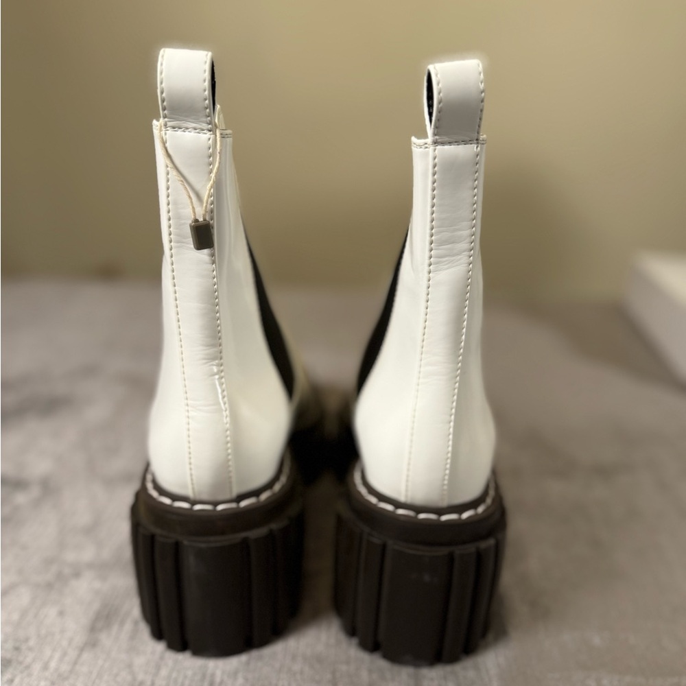 Stella McCartney White Chelsea Boots “Stivaletto” EU 40 | NIB + Dust Bags - Picture 9 of 11